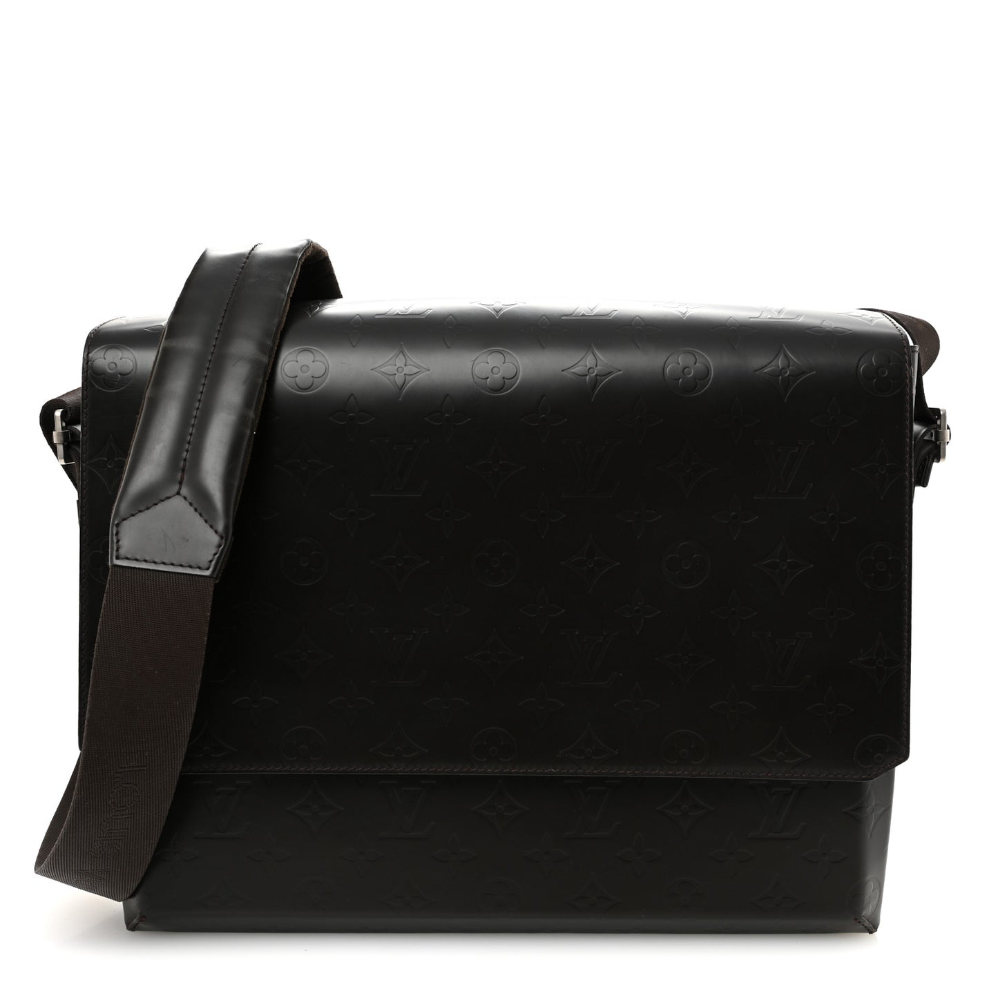 Monogram Glace Fonzie Messenger Bag Cafe
