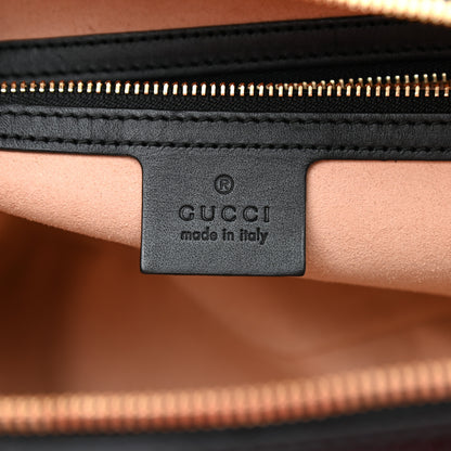 Gucci Suede Patent Web Small Ophidia Top Handle Shoulder Bag Black 6 of 9