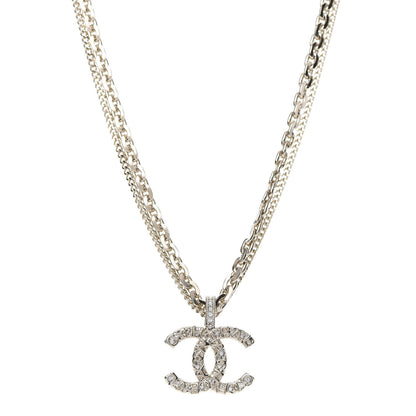 Chanel Crystal CC Multi Strand Chain Necklace Gold 1 of 5