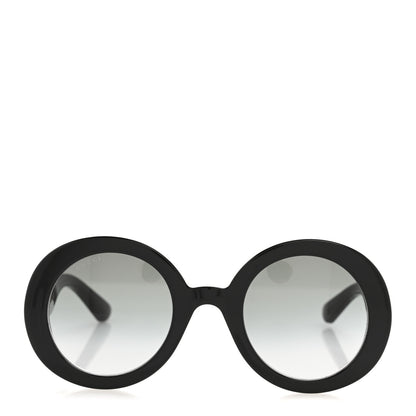 Gucci Acetate Round GG Sunglasses GG0319S Black 2 of 8