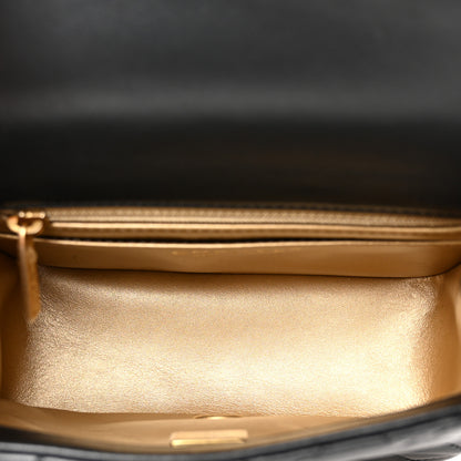 Chanel Lambskin Quilted Mini Pearl Crush Flap Black 5 of 12