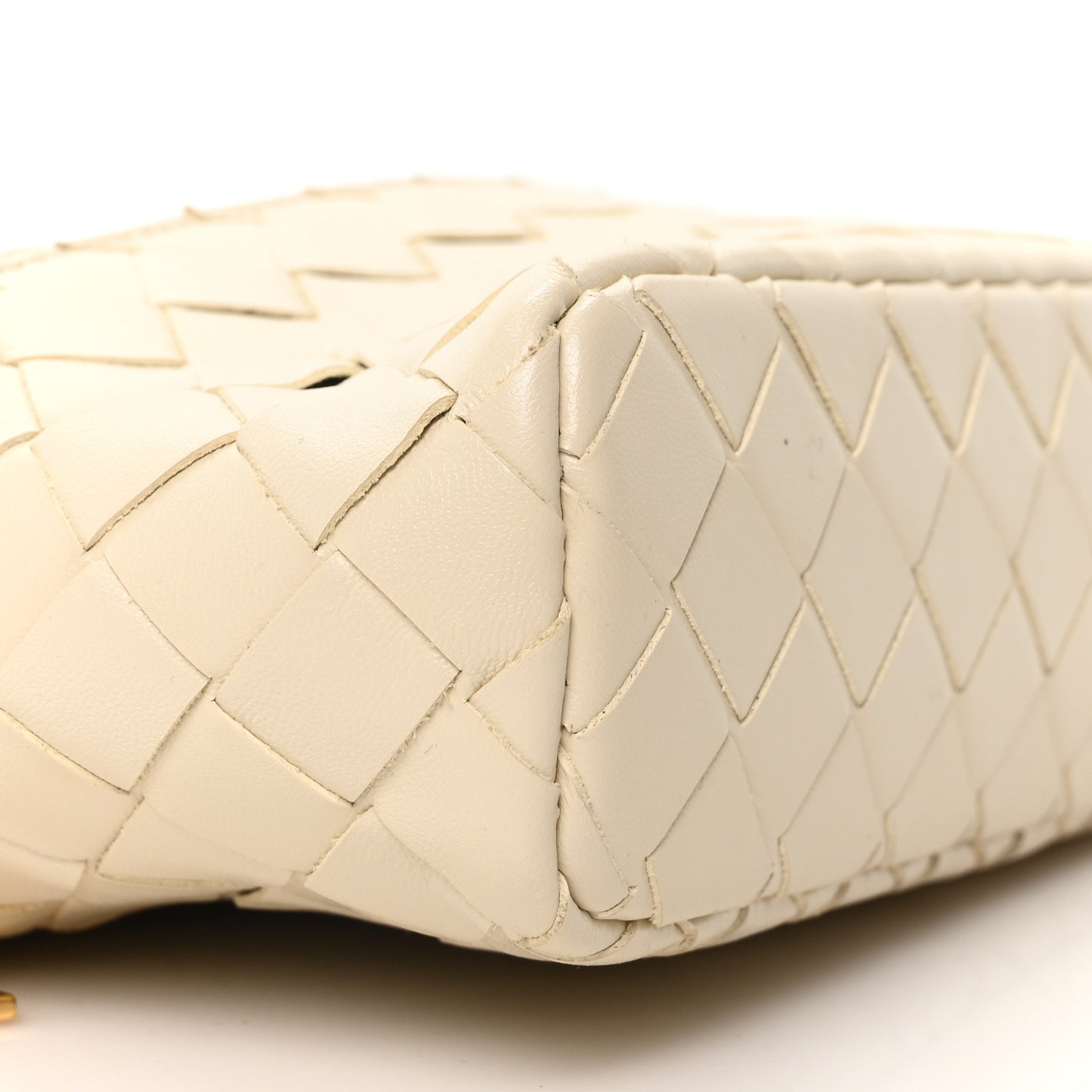 Calfskin Intrecciato Bang Bang Vanity Case Sea Salt