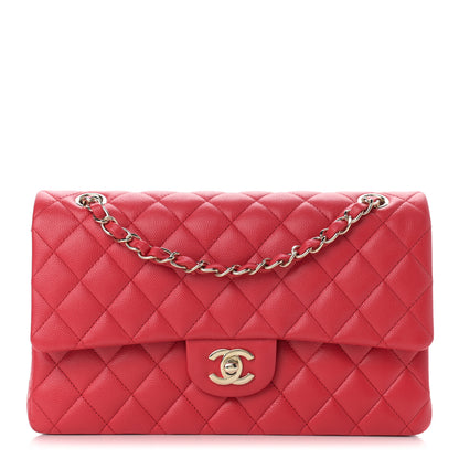 Chanel Caviar Quilted Medium Double Flap Red 1 of 9