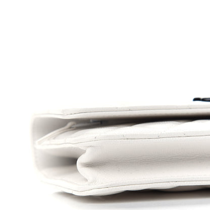 Chanel Caviar Quilted My Everything Wallet On Chain WOC White 9 of 10