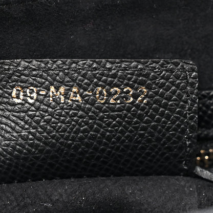 Christian Dior Grained Calfskin Saddle Bag Black 7 of 10