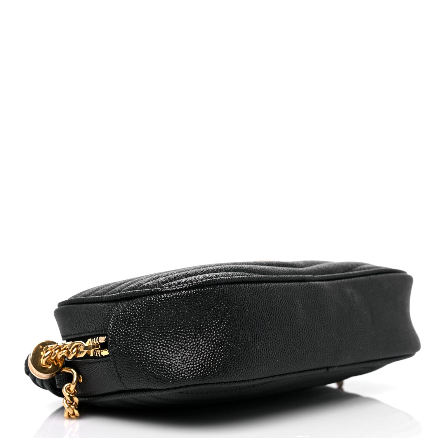 Saint Laurent Grain De Poudre Matelasse Monogram Mini Lou Camera Bag Black 4 of 13