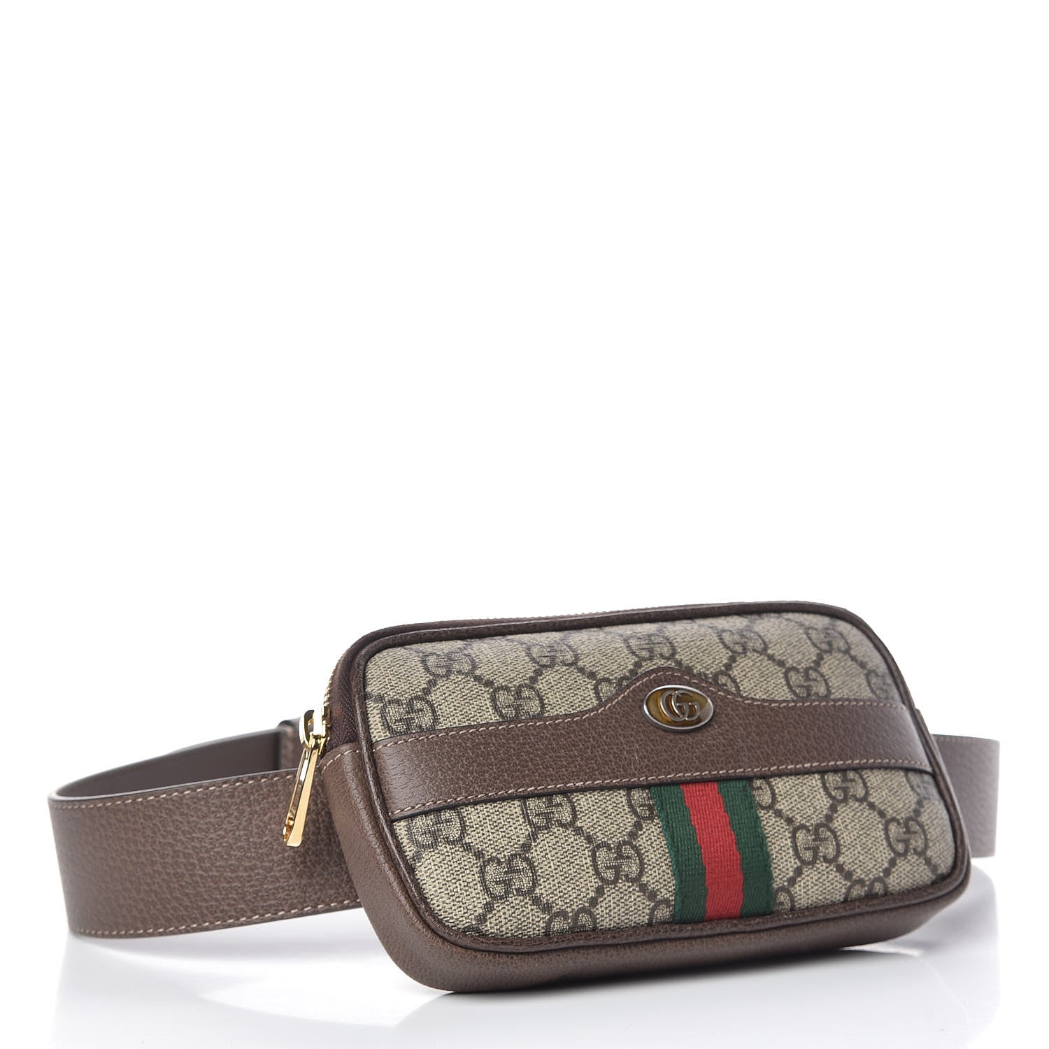 Gucci GG Supreme Monogram Ophidia Belted iPhone Case 85 34 Dark Brown 4 of 11