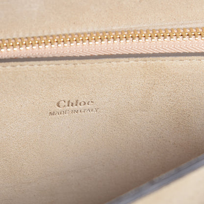 Chloe Suede Calfskin Medium Faye Shoulder Bag Tobacco 6 of 12