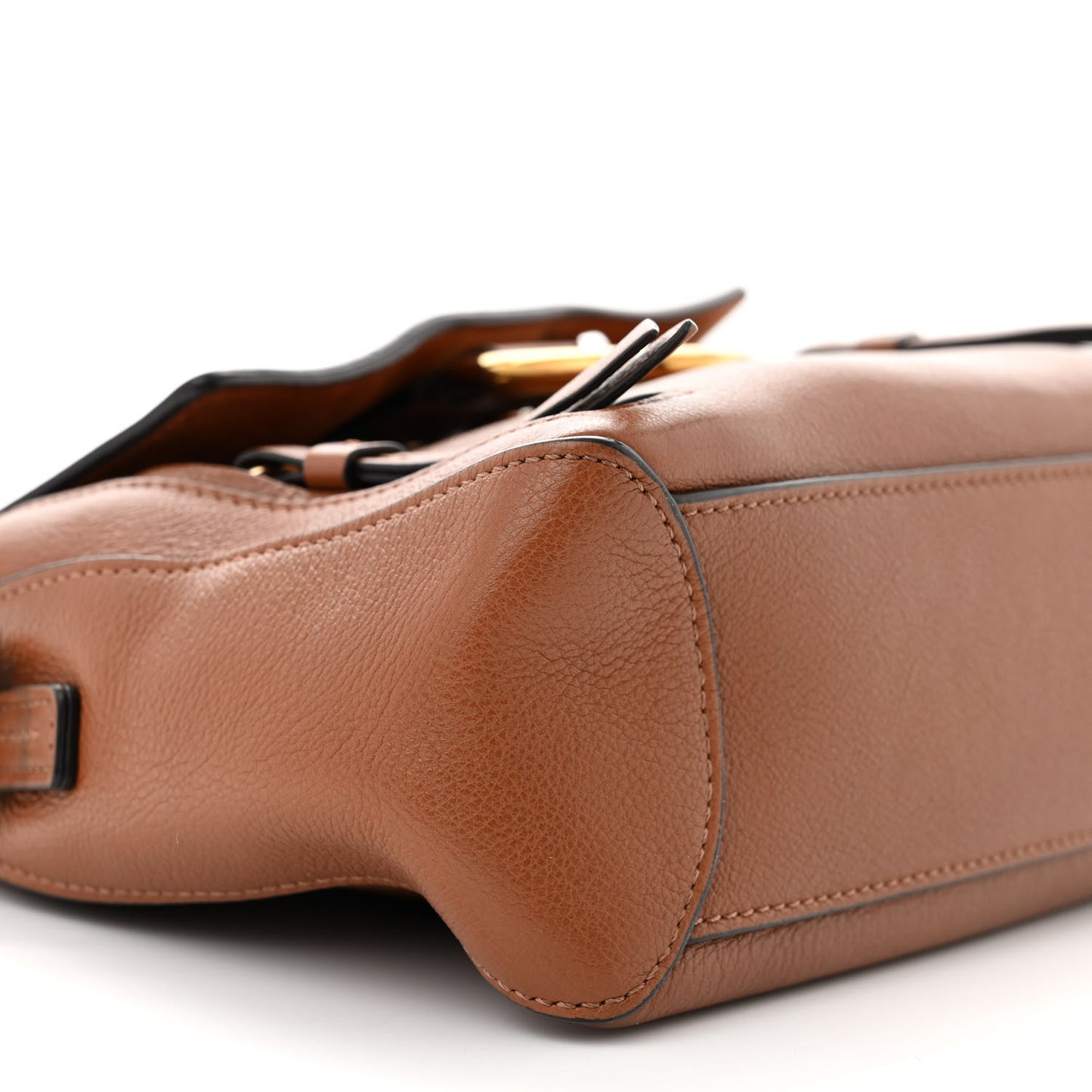 Calfskin Mini Faye Day Shoulder Bag Tan