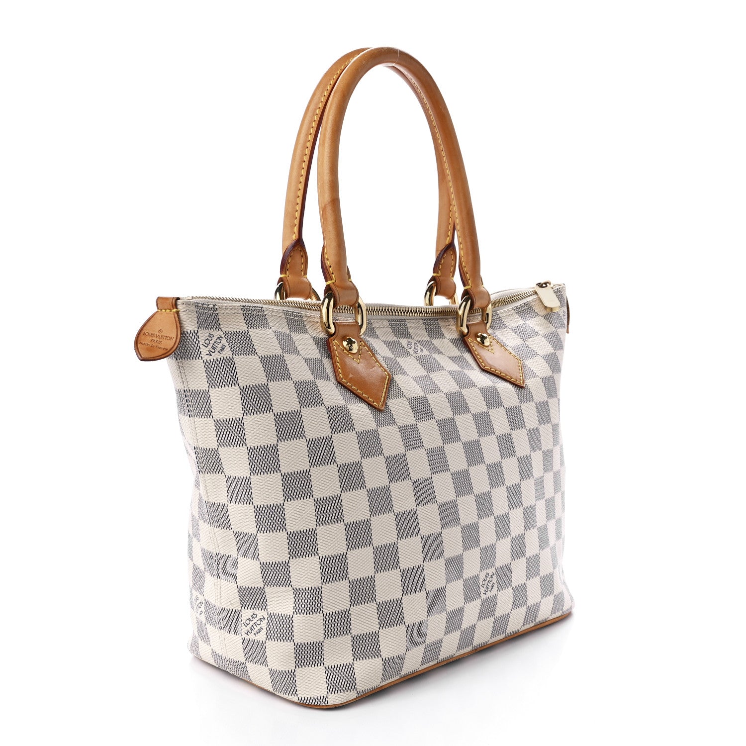Louis Vuitton Damier Azur Saleya PM 3 of 9