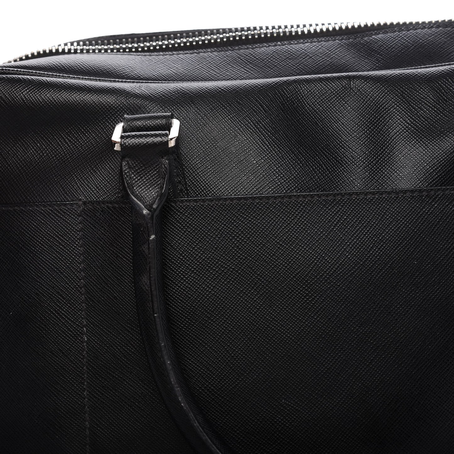 Saffiano Travel Briefcase Black