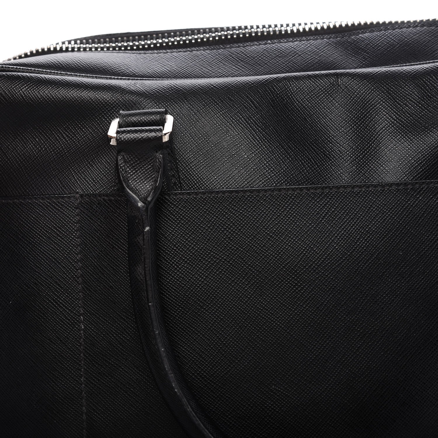 Prada Saffiano Travel Briefcase Black 14 of 14