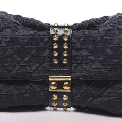 Louis Vuitton Satin Quilted Monogram Coquette Pochette Navy 9 of 10