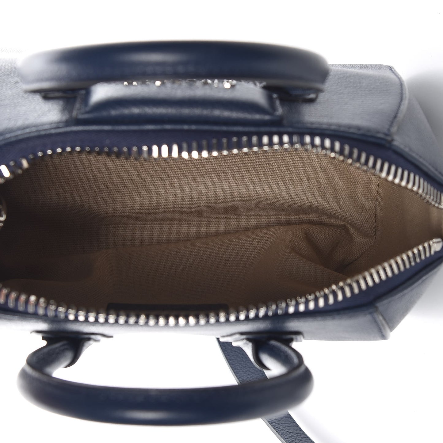 Sugar Goatskin Mini Antigona Navy