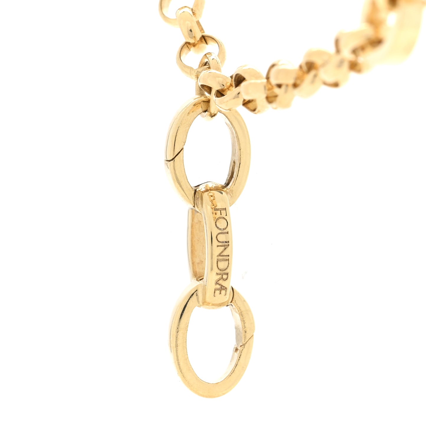 18K Yellow Gold Medium Belcher Flexible Extension Chain Necklace