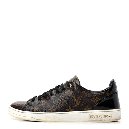 Louis Vuitton Patent Monogram Frontrow Sneakers 39 1 of 13