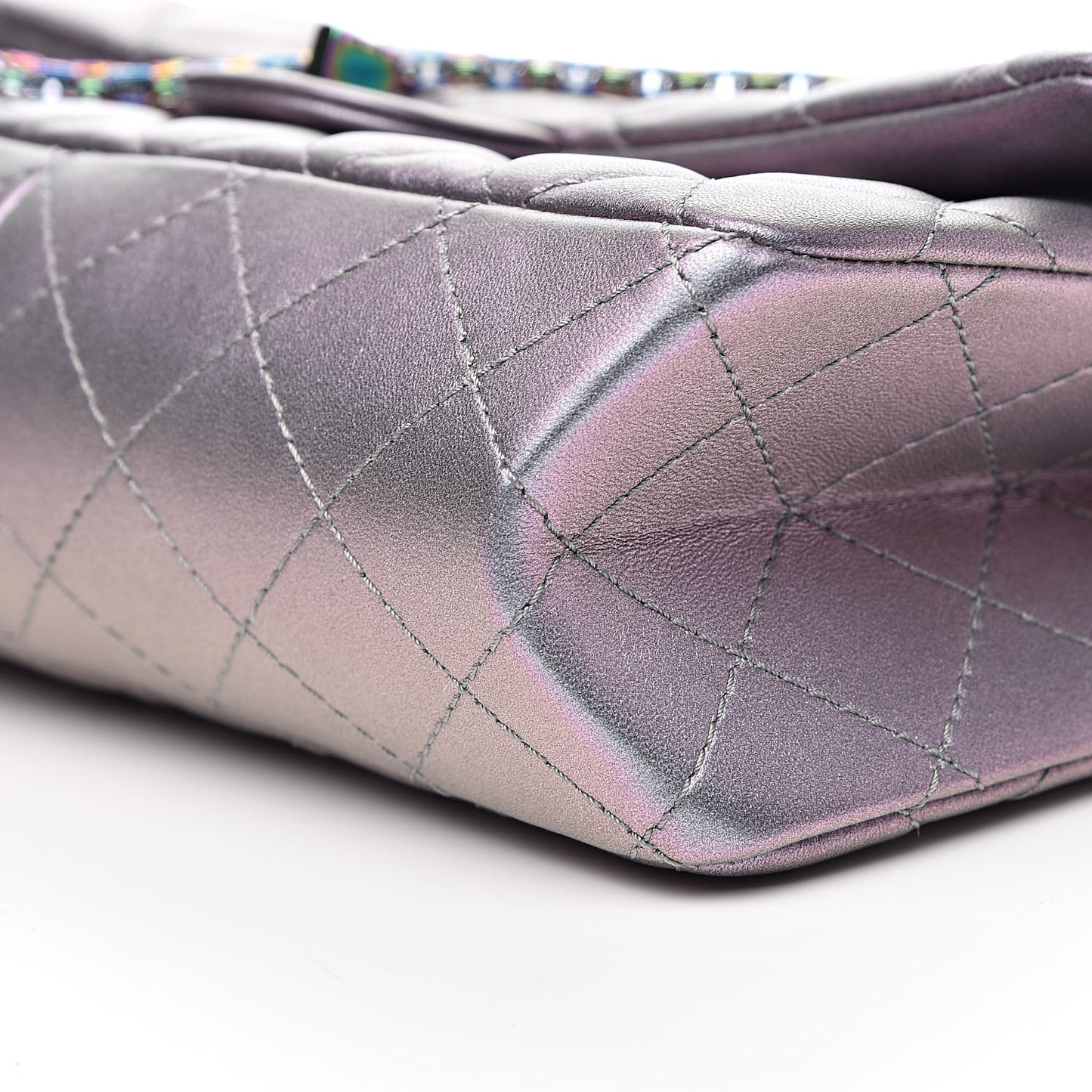 Iridescent Lambskin Quilted 2.55 Reissue 226 Flap Light Purple