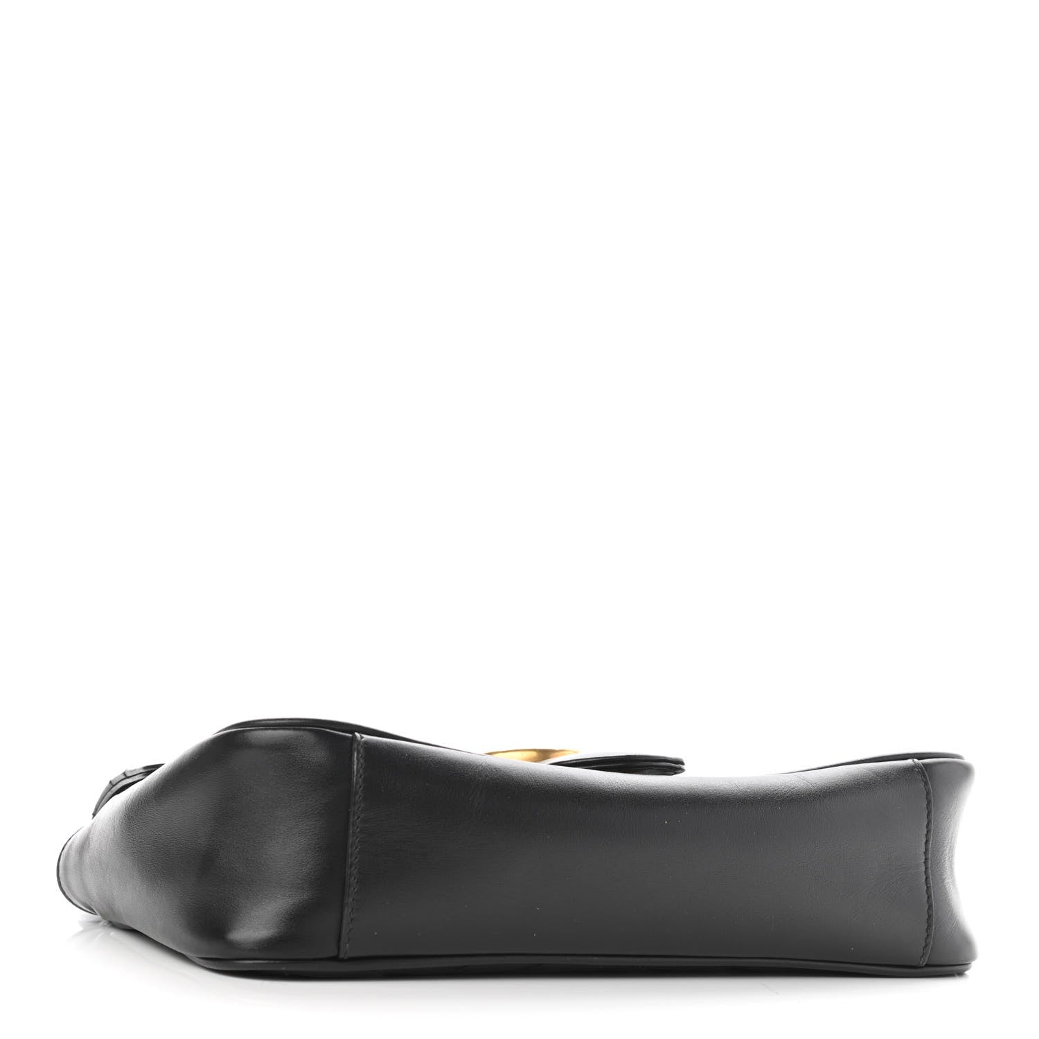 Gucci Calfskin Matelasse Small GG Marmont Shoulder Bag Black 4 of 10