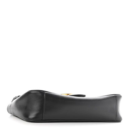 Gucci Calfskin Matelasse Small GG Marmont Shoulder Bag Black 4 of 10