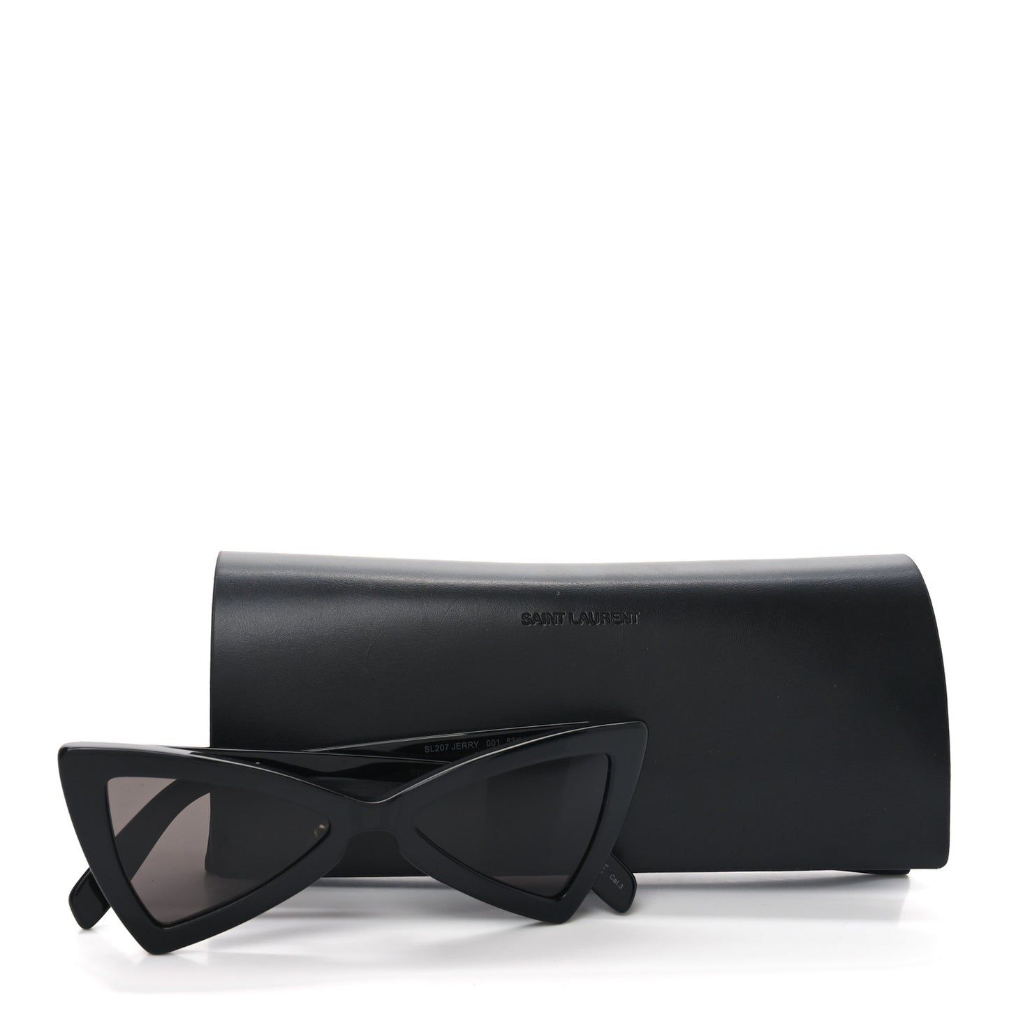 Acetate Jerry Cat Eye Sunglasses SL 207 Black