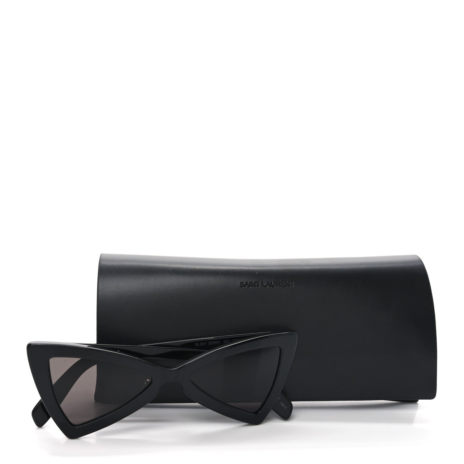 Saint Laurent Acetate Jerry Cat Eye Sunglasses SL 207 Black 8 of 8
