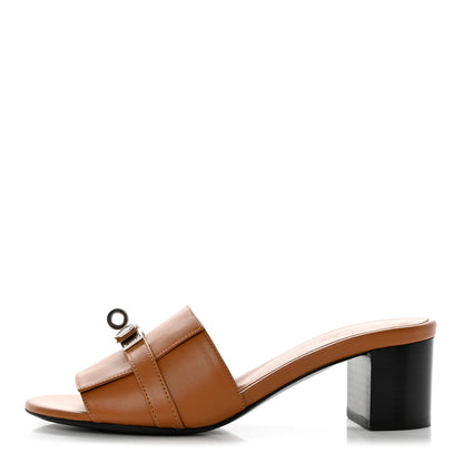 Hermes Calfskin Gigi 50 Sandals 35 Naturel 1 of 9