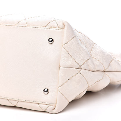 Chanel Glazed Calfskin Large On The Road Tote Light Beige 11 of 13