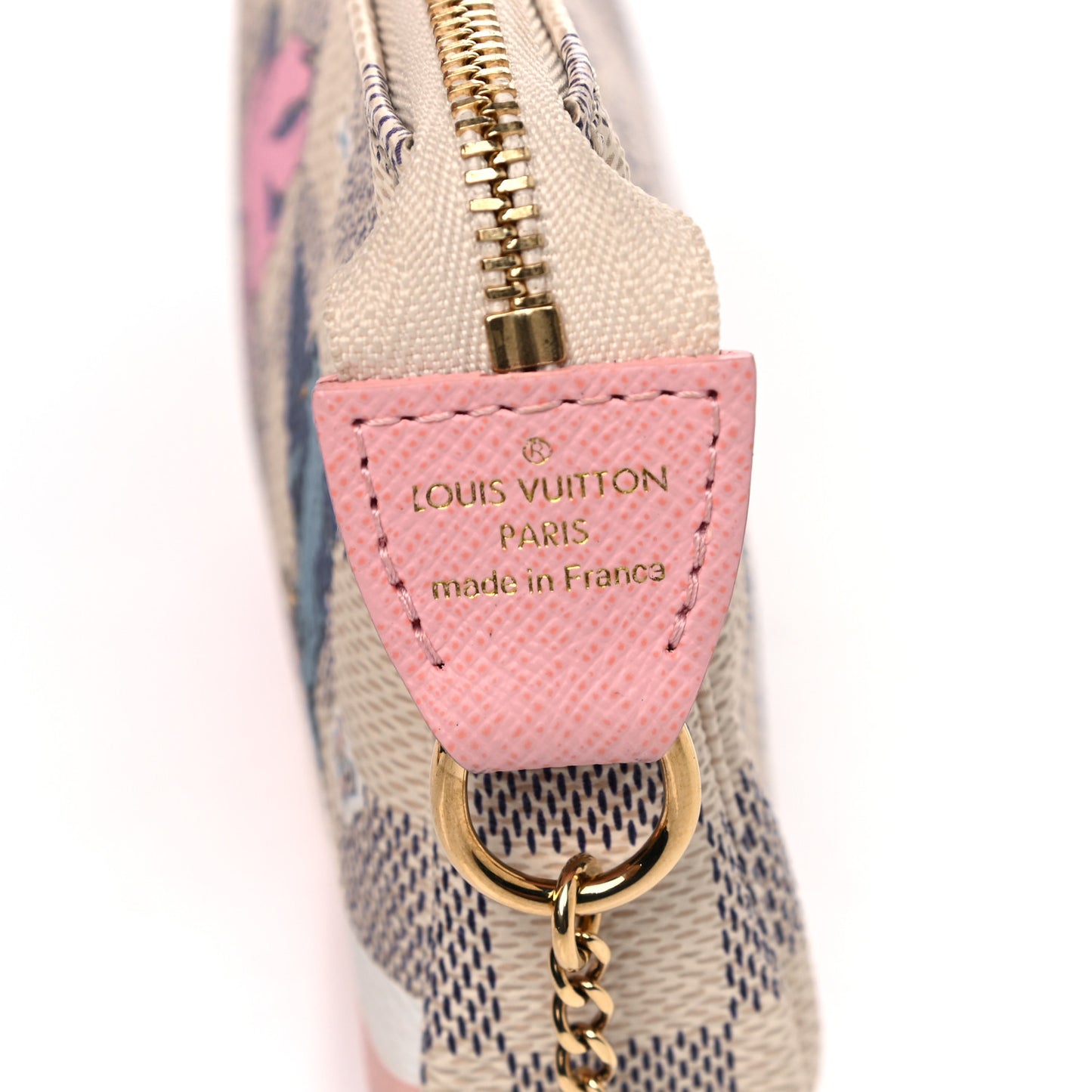 Damier Azur 2018 Christmas Animation Mini Pochette Accessories