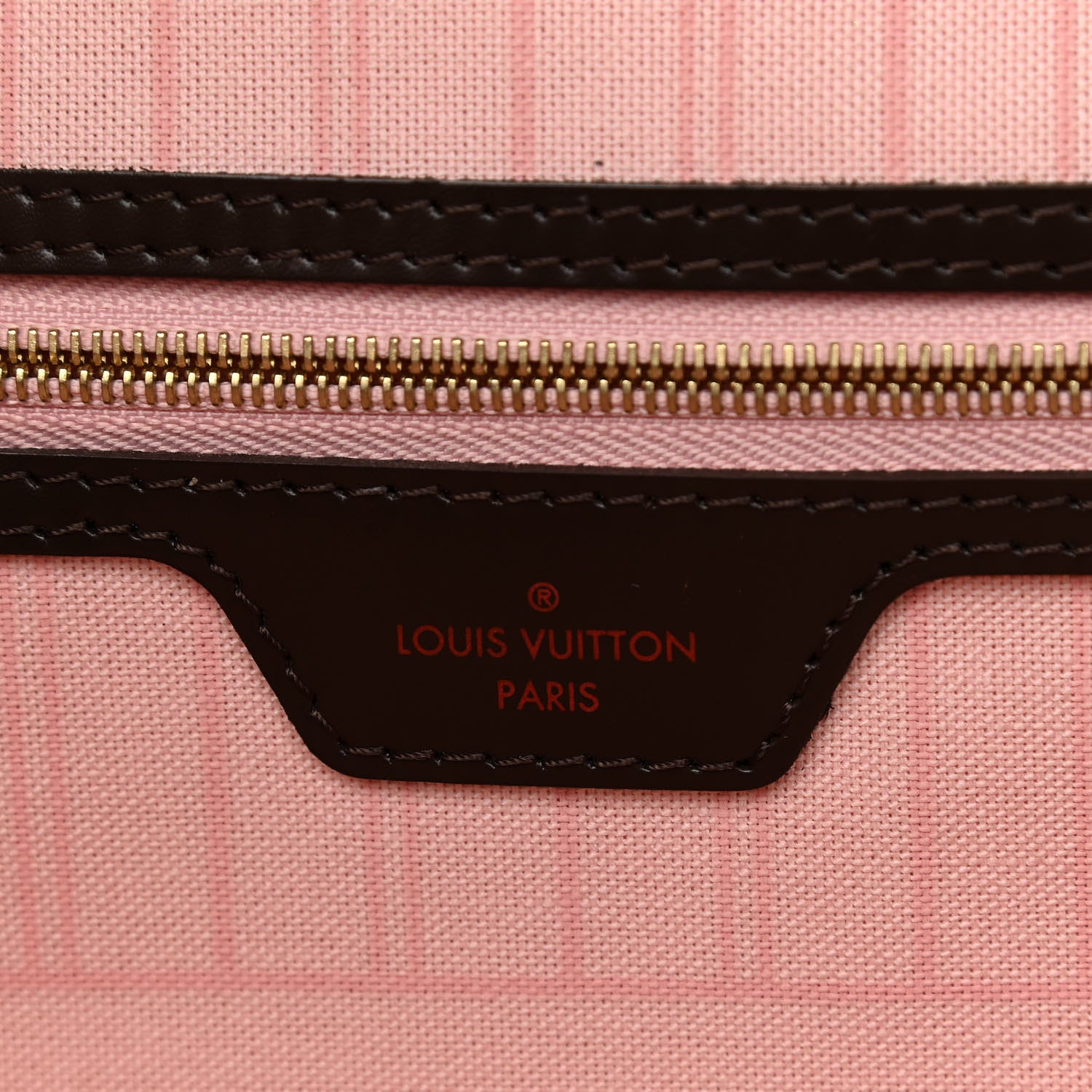 Louis Vuitton Damier Ebene Neo Neverfull MM Rose Ballerine 6 of 11