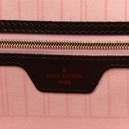Louis Vuitton Damier Ebene Neo Neverfull MM Rose Ballerine 6 of 11