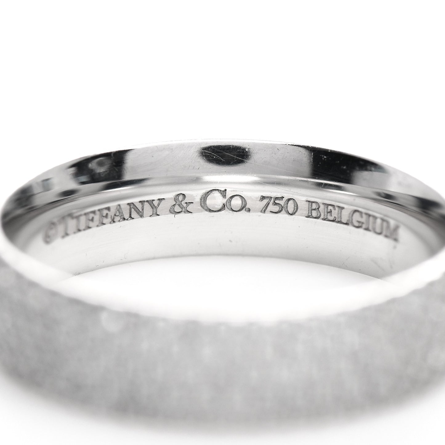 18K White Gold Diamond Metro Five-Row Ring 52 6