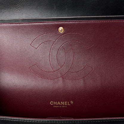 Chanel Lambskin Quilted Maxi Double Flap Black 6 of 11