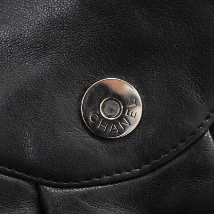 Chanel Lambskin Pleated Flap Bag Black 9 of 10