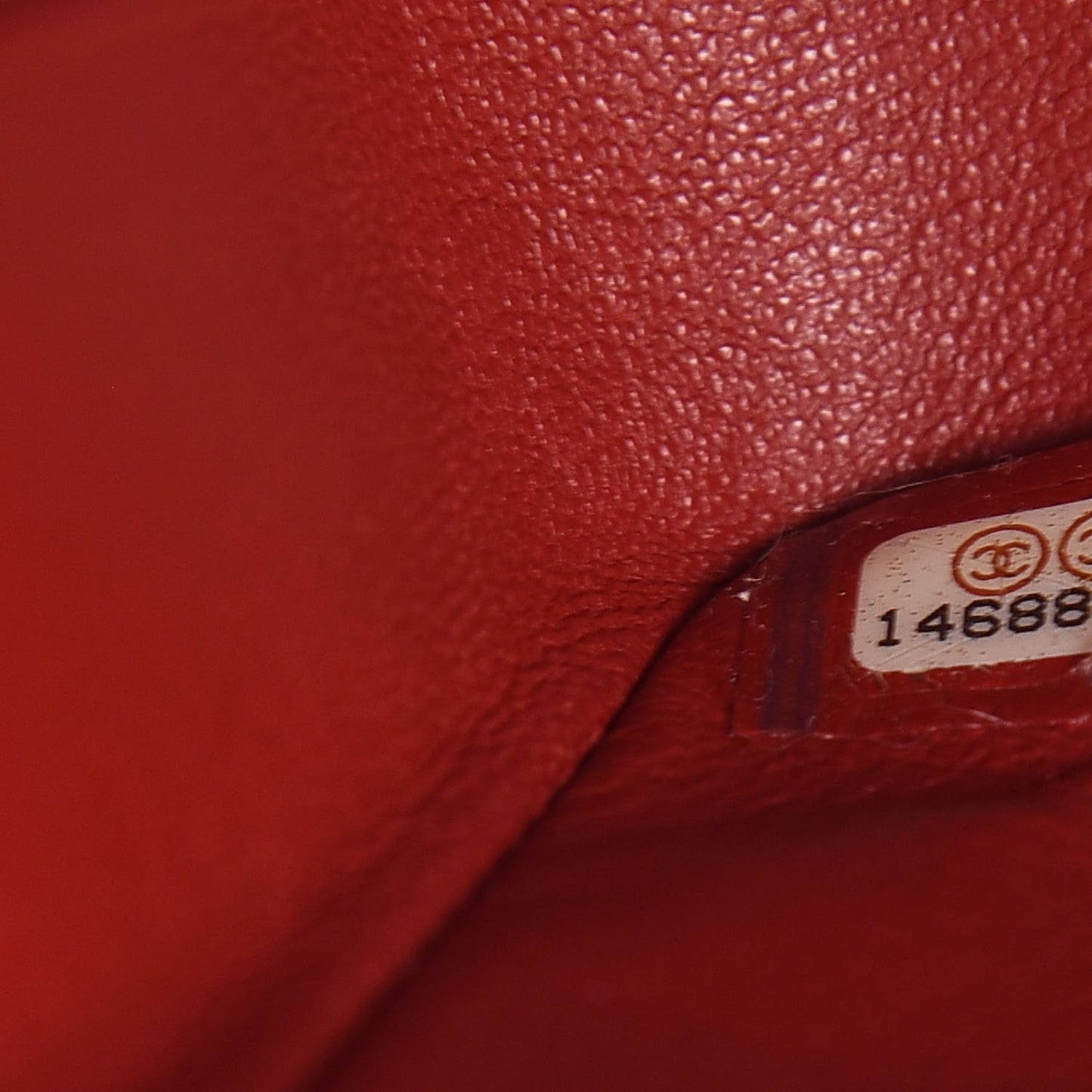 Caviar Quilted Medium Double Flap Red
