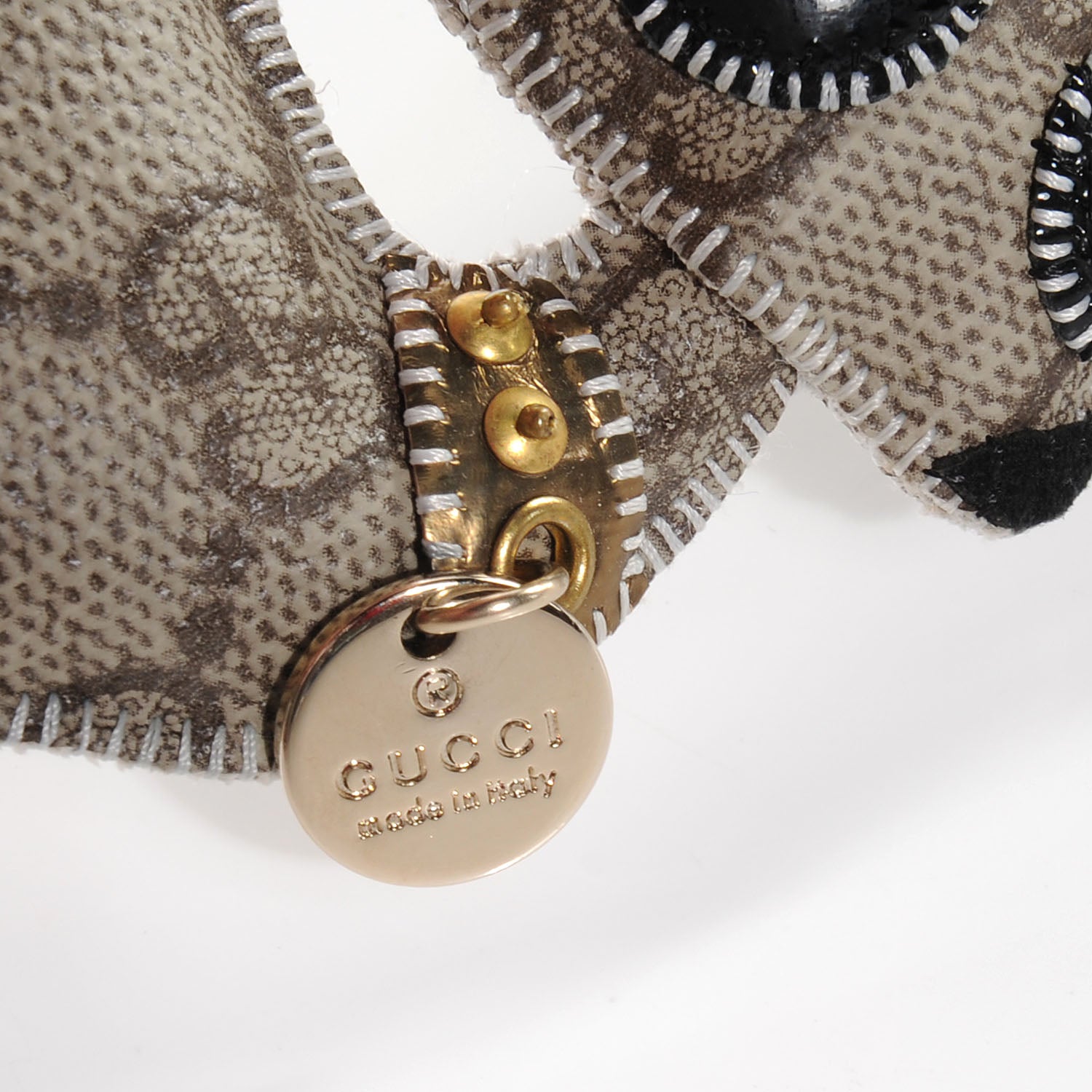 Gucci Monogram Brando Chihuahua Key Charm 3 of 5