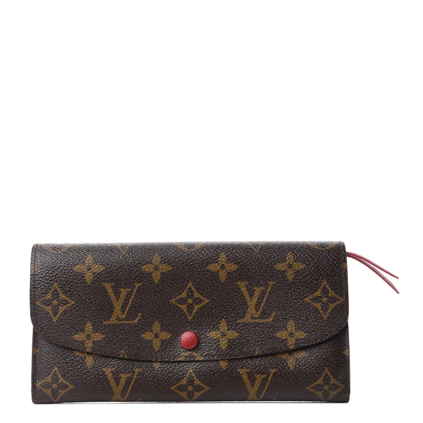 Monogram Emilie Wallet Red