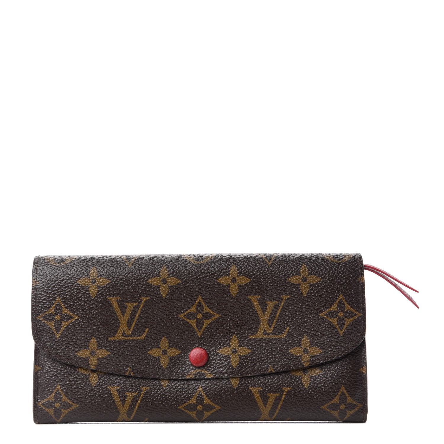 Louis Vuitton Monogram Emilie Wallet Red 1 of 7