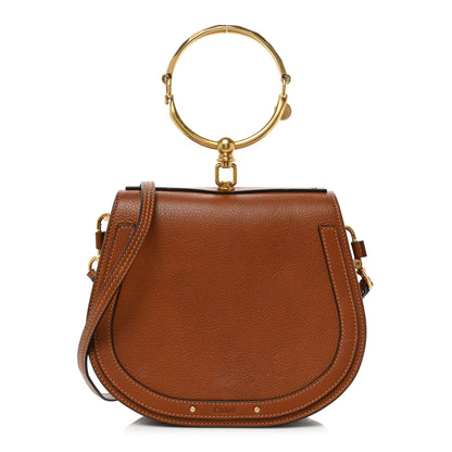 Chloe Calfskin Suede Medium Nile Bracelet Bag Caramel 1 of 18