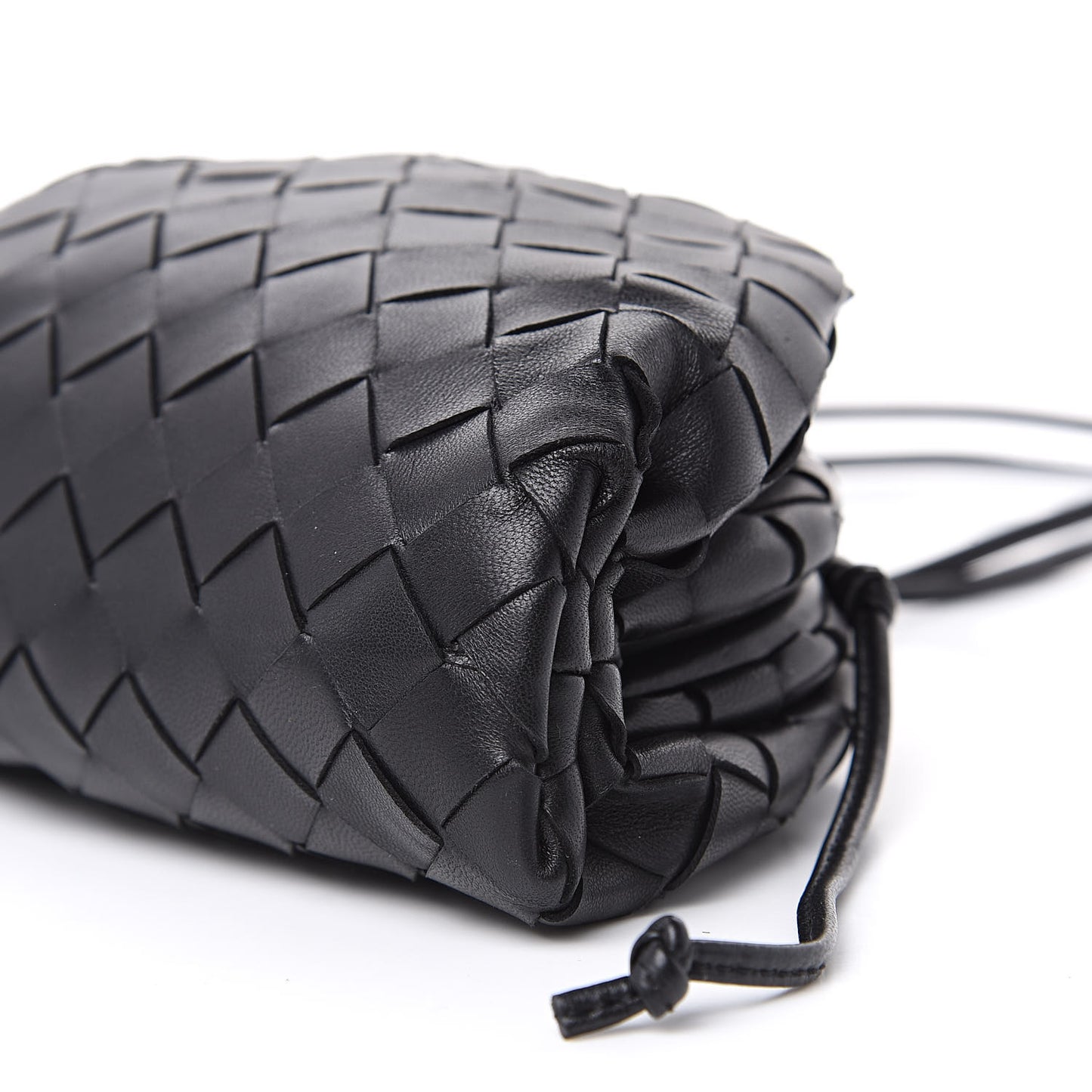 Nappa Intrecciato The Mini Pouch Black
