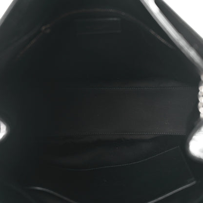 Saint Laurent Crinkled Calfskin Matelasse Monogram Medium Niki Shopper Tote Black 5 of 11