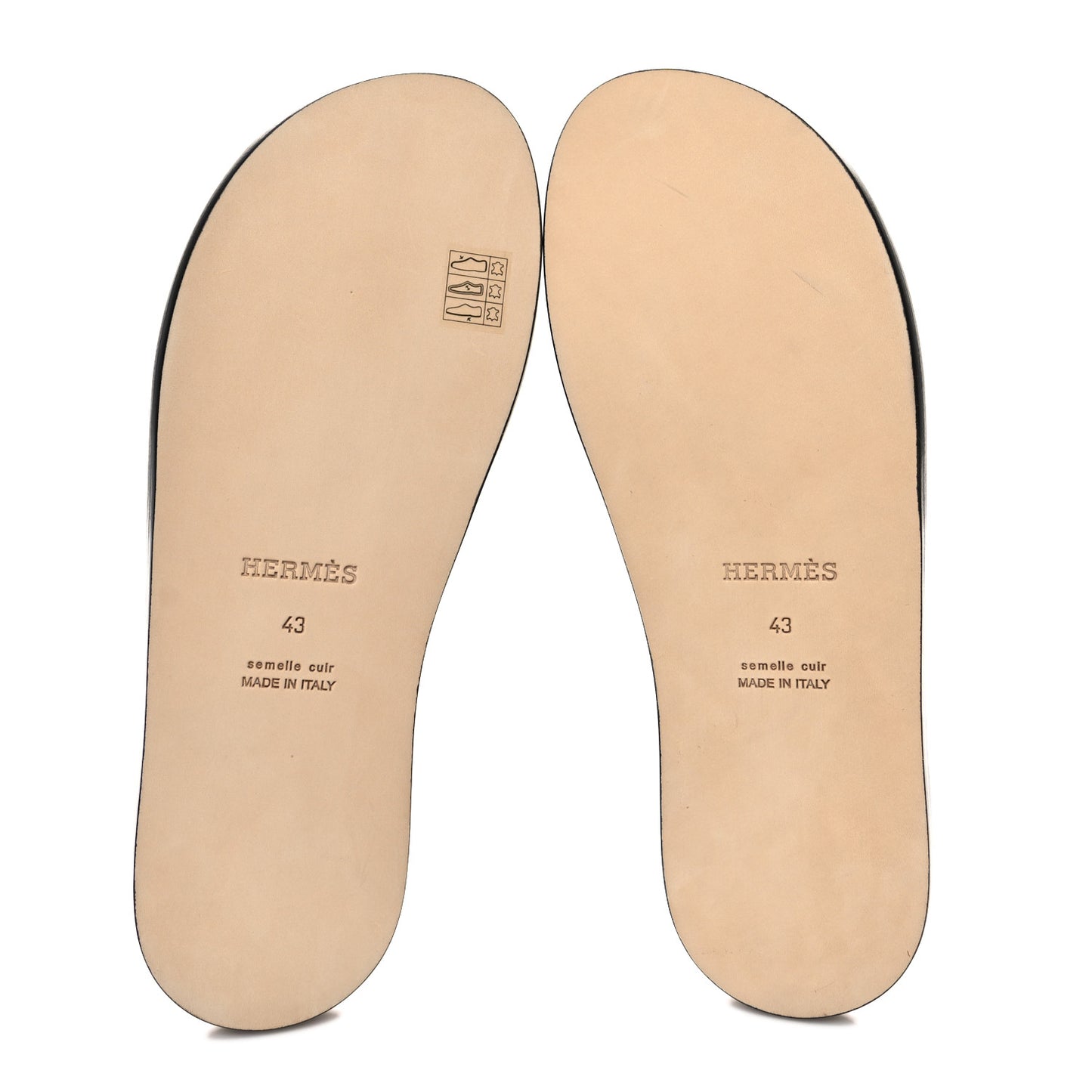 Calfskin Mens Izmir Sandals 43 Gold