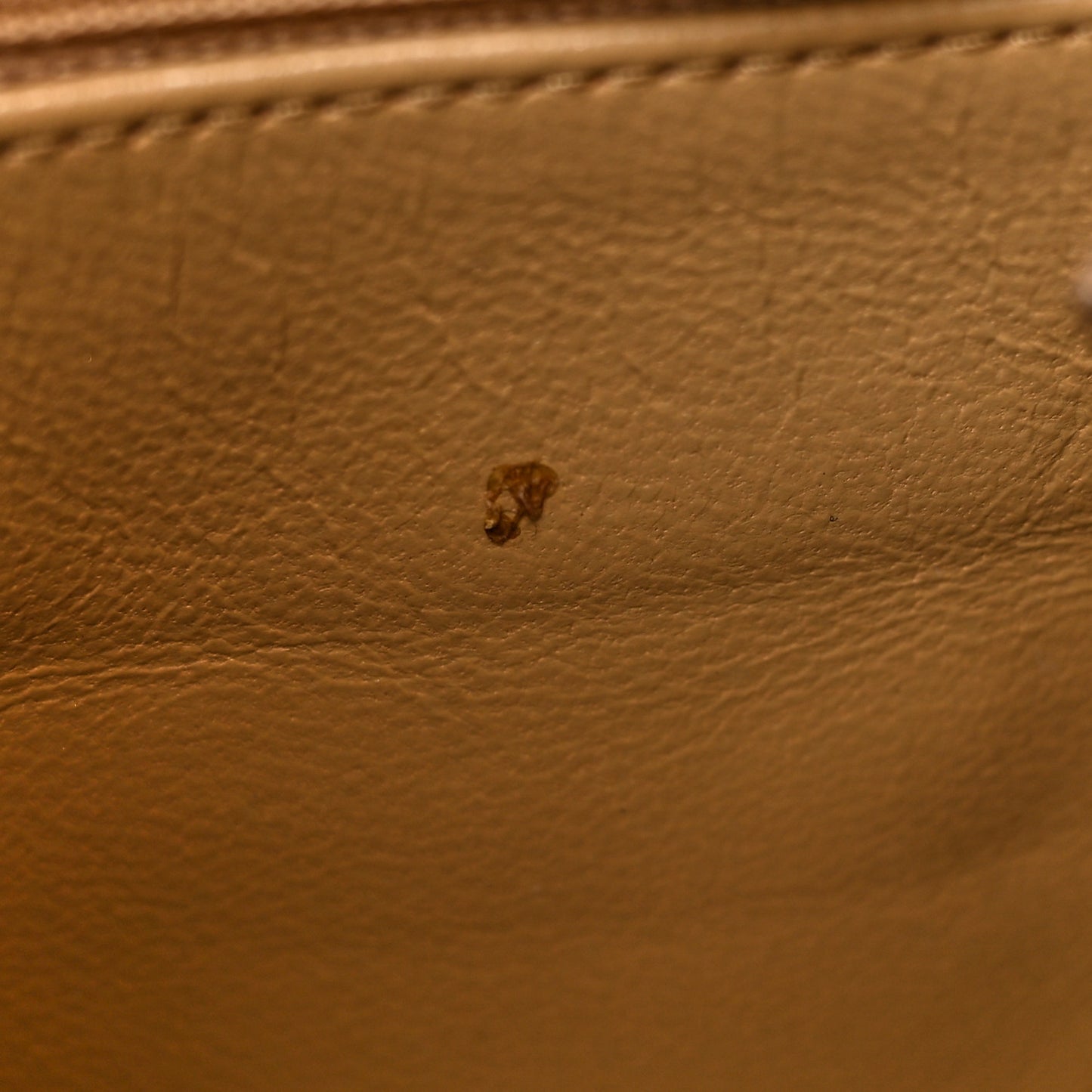 Lambskin Quilted CC Tote Beige