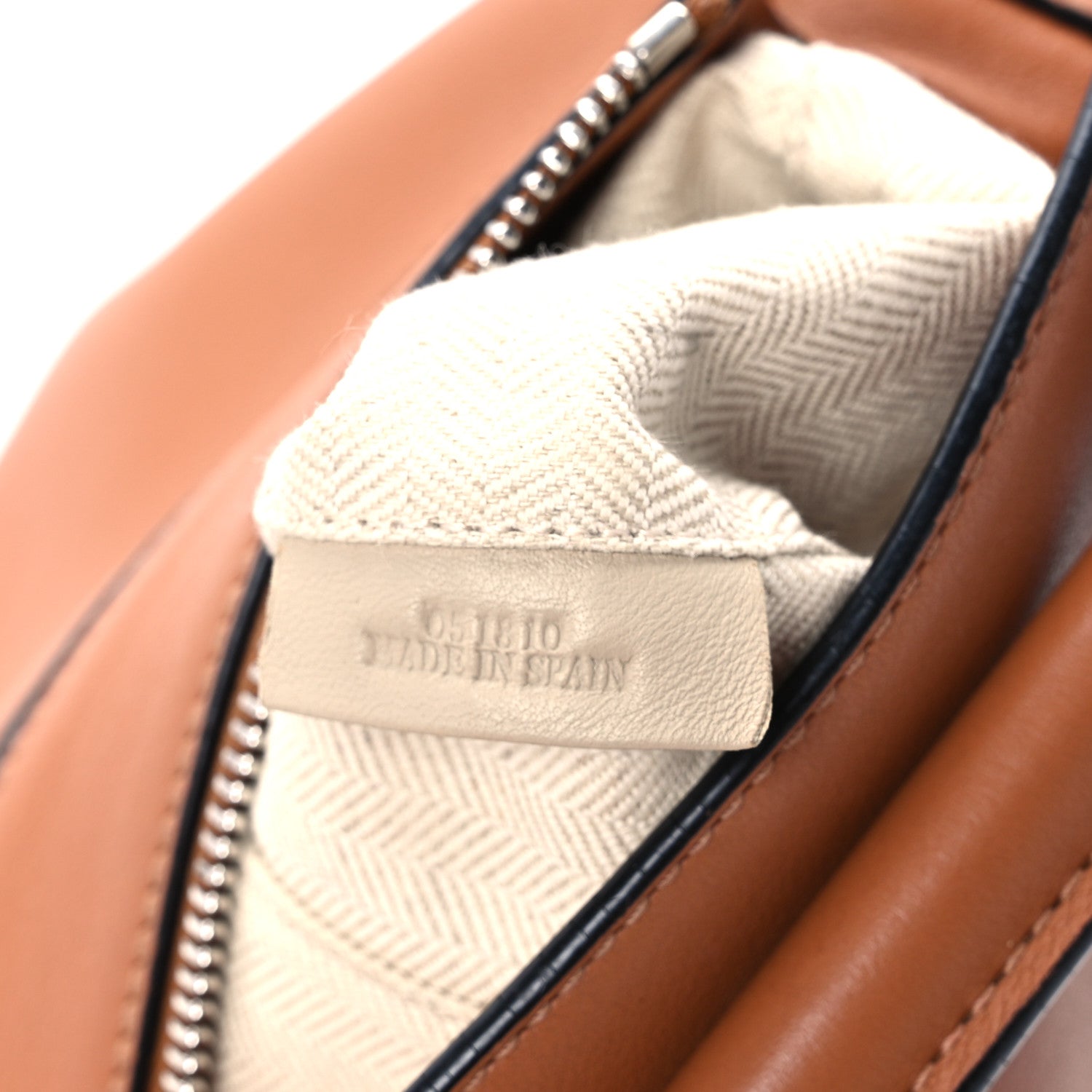 Loewe Calfskin Small Puzzle Bag Tan 7 of 11