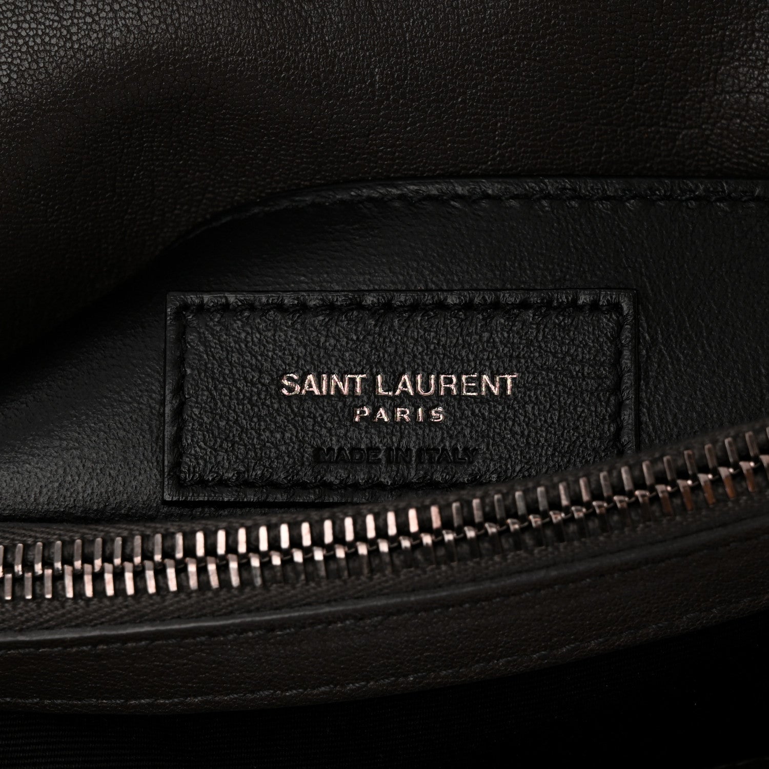 Saint Laurent Sheepskin Matelasse Chevron Monogram Medium College Bag Asphalt 6 of 15