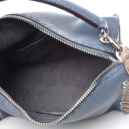 Fendi Cuoio Romano Selleria Vitello Dolce Lace Up Lei Boston Tote Tempesta Latte Corda 5 of 7