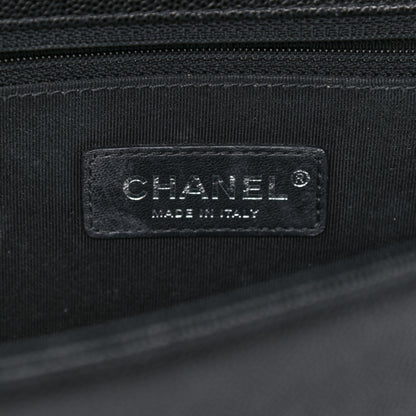 Chanel Caviar Quilted New Medium Boy Flap Black 6 of 16