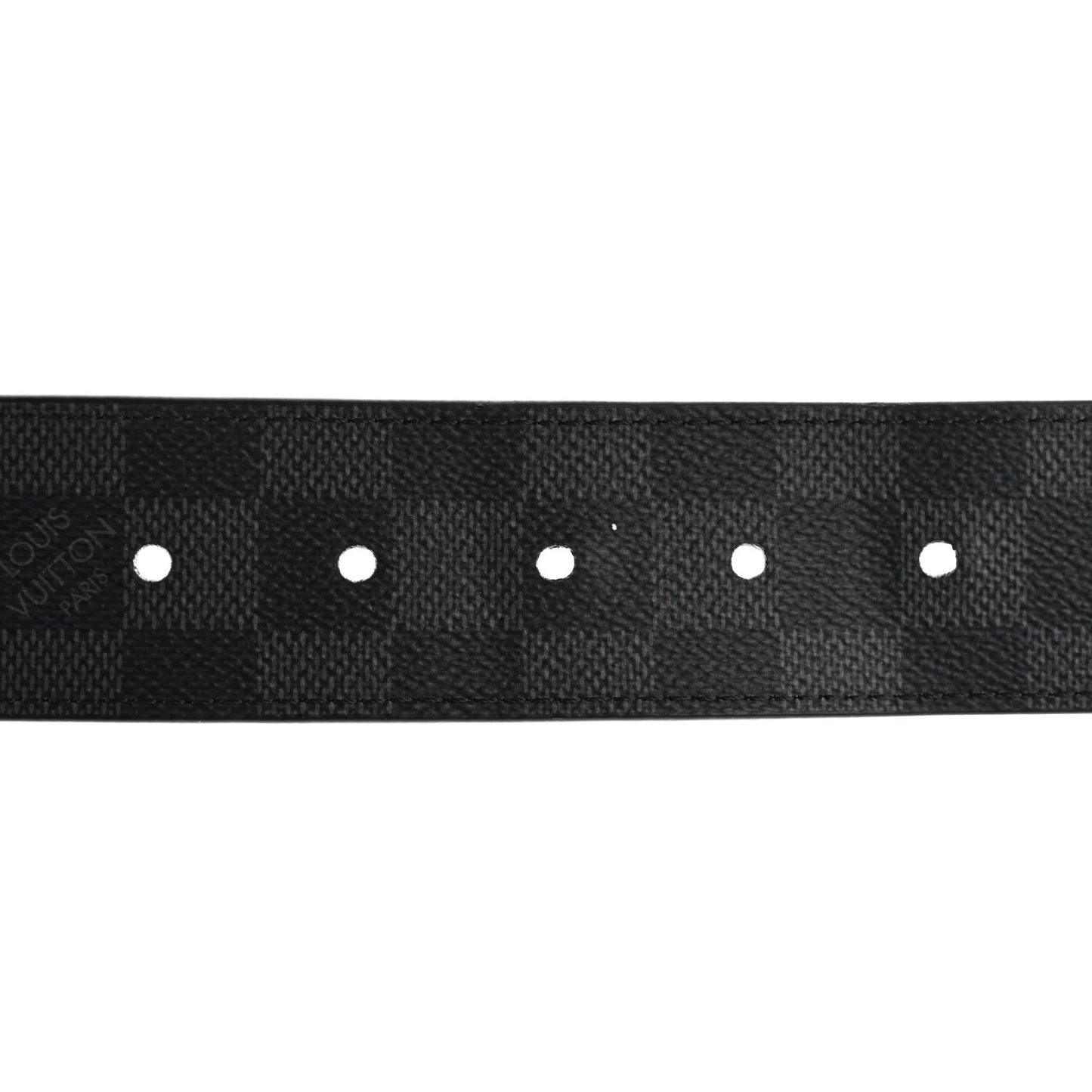 Damier Graphite Calfskin Belt 85 34 Black