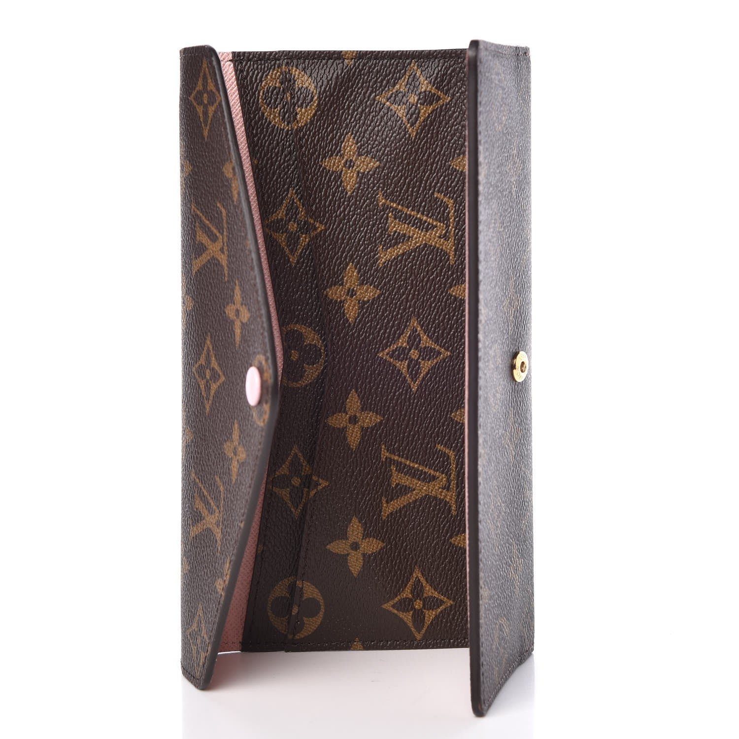 Louis Vuitton Monogram Josephine Wallet Rose Ballerine 7 of 9