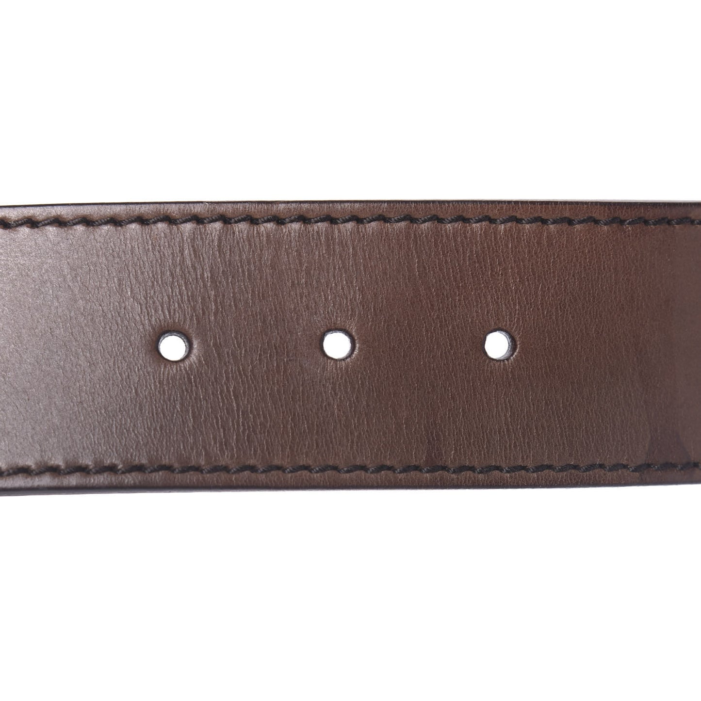 Calfskin Monogram Belt 80 32 Black Brown