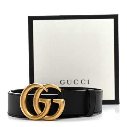 Gucci Calfskin Double G 40mm Belt 100 40 Black 6 of 6